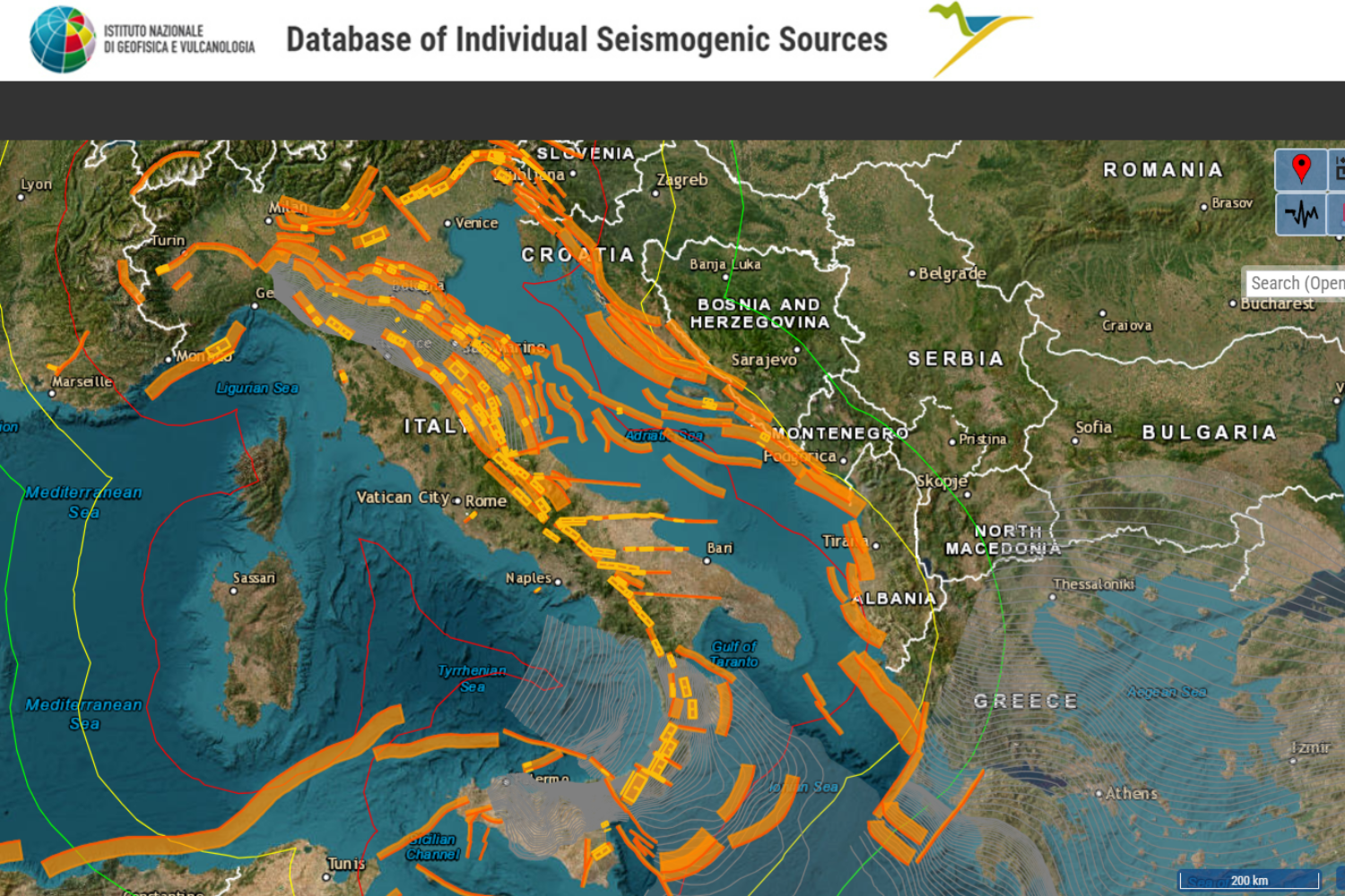 mappa Database of Individual Seismogenic Sources